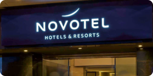 Commercial fit-out and interior design for Novotel