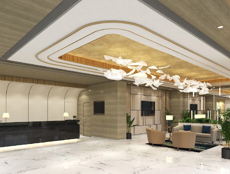 Commercial fit-out and interior design for Radisson Blu, Pune