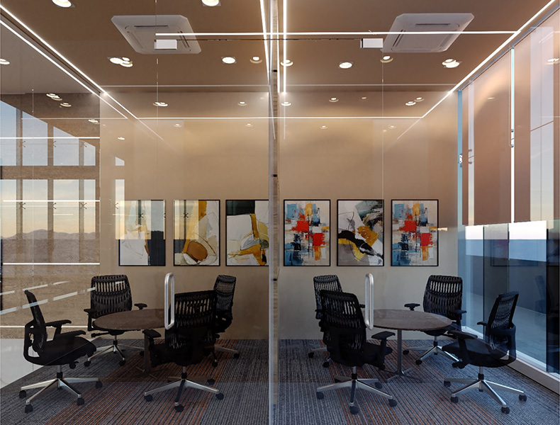 Corporate interior space designed by DSC Interiors part 1