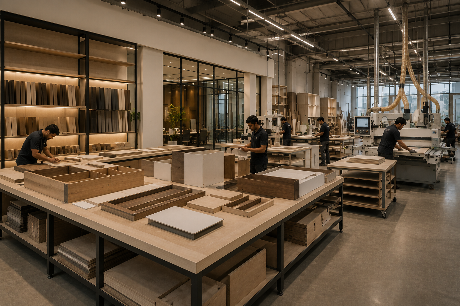 Manufacturing of Fixtures service by DSC Interiors