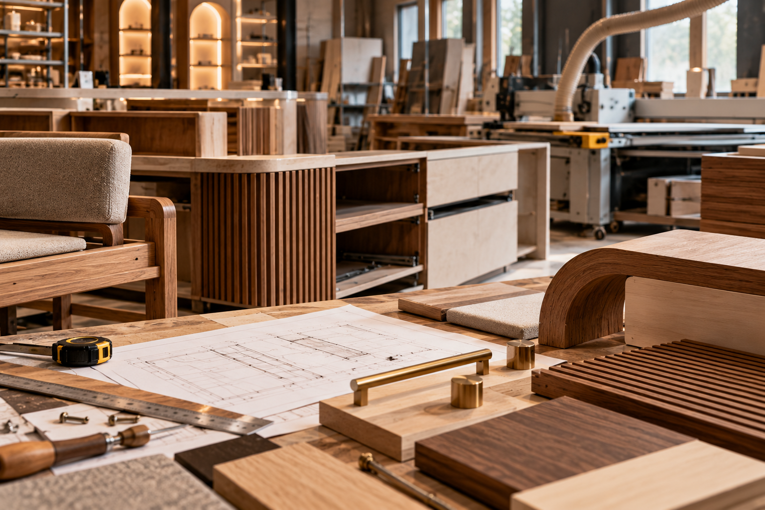 Manufacturing of Fixtures service by DSC Interiors